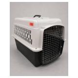 Plastic Pet Carrier with Metal Door Medium