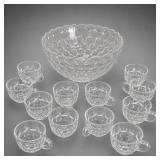 Federal Glass Yorktown Colonial Punch Set