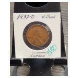 1932-D Lincoln Wheat Cent Very Fine