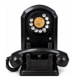 Black Rotary Desk Telephone Western Electric