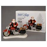 Department 56 Snow Village Harley Santa