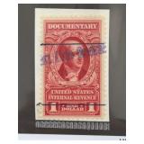US $1 Internal Revenue Documentary Stamp