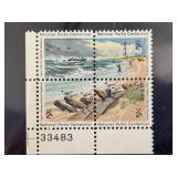 1972 National Parks Centennial Plate Block St