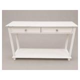 White Painted Console Table with Drawers