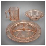 1970s Indiana Glass Childï¿½s Nursery Set