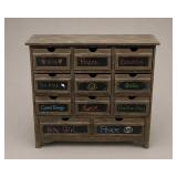 Wooden Multi-Drawer Cabinet 32x36 Inches