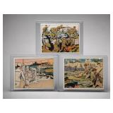 1941 Uncle Sam Picture Cards Lot of 3