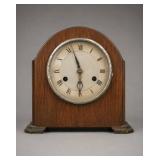 Enfield Mantel Clock with Wooden Case