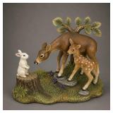 Andrea Deer Family Ceramic Figurine