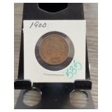 1900 Indian Head One Cent Coin