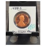 1988-S Lincoln Cent Gem Cameo Proof