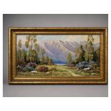 1934 Ina Diamond Towers Oil Painting