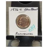 1976-S Roosevelt Dime Gem Proof