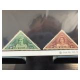 1943 New Zealand WW2 Semi-Postal Stamps Pair