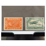 Germany C1-C2 Mint Airmail Stamps Pair