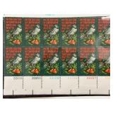 1971 US Christmas Plate Block Stamps