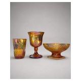 Indiana Glass Harvest and Pineapple Set
