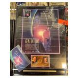 Star Trek Generations Gold Card Set Framed