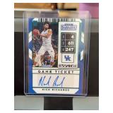2020 Panini Contenders Nick Richards Auto