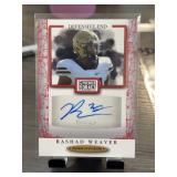 2021 Sage Rashad Weaver Rookie Autograph Card