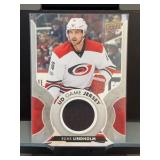 Elias Lindholm UD Game Jersey Card