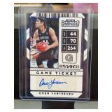 2020 Panini Omer Yurtseven Auto Card