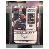 2020 Panini Contenders Sam Merrill Auto RC