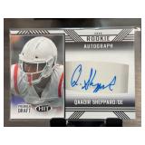 2020 Qaadir Sheppard Rookie Autograph Card