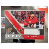 2020-21 Upper Deck Elias Lindholm Jersey Card