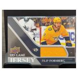 2020-21 Upper Deck Filip Forsberg Jersey Card
