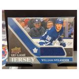 William Nylander UD Game Jersey Card