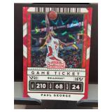 2020 Panini Contenders Paul George Game Card