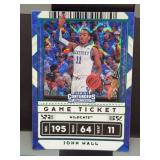 2020 Panini Contenders John Wall Game Ticket