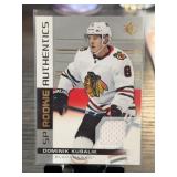 Dominik Kubalik SP Rookie Authentics Card