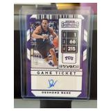 2020 Panini Contenders Desmond Bane Autograph