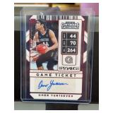 2020 Panini Contenders Omer Yurtseven Auto