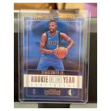 Dennis Smith Jr. Rookie of the Year Card