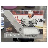2020-21 Upper Deck Adrian Kempe Jersey Card