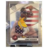 2020-21 Panini Mosaic James Wiseman Card