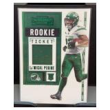 La'Mical Perine Panini Contenders Rookie Card