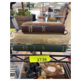 3 Antique and Vintage Books