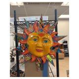 Talavera Pottery Sun Face Wall Art