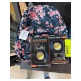 Floral Backpack with LED Keychain Lights