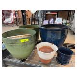 Five Planter Pots