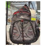 High Sierra Gray and Red Backpack