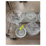 Pressed Glass Serving Dishes