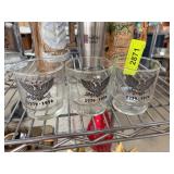 3 Bicentennial Glasses 1776-1976