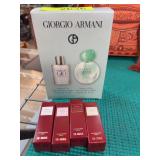 Giorgio Armani and Cartier Perfume Set