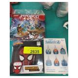 LEGO Ninjago Set, Marvel AirPods Case, Bag