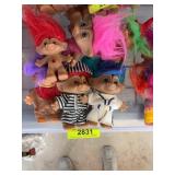 Six Ace Novelty Troll Dolls